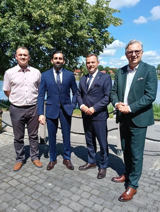 Meeting Key Polish Dignitaties in Szczytno, Poland